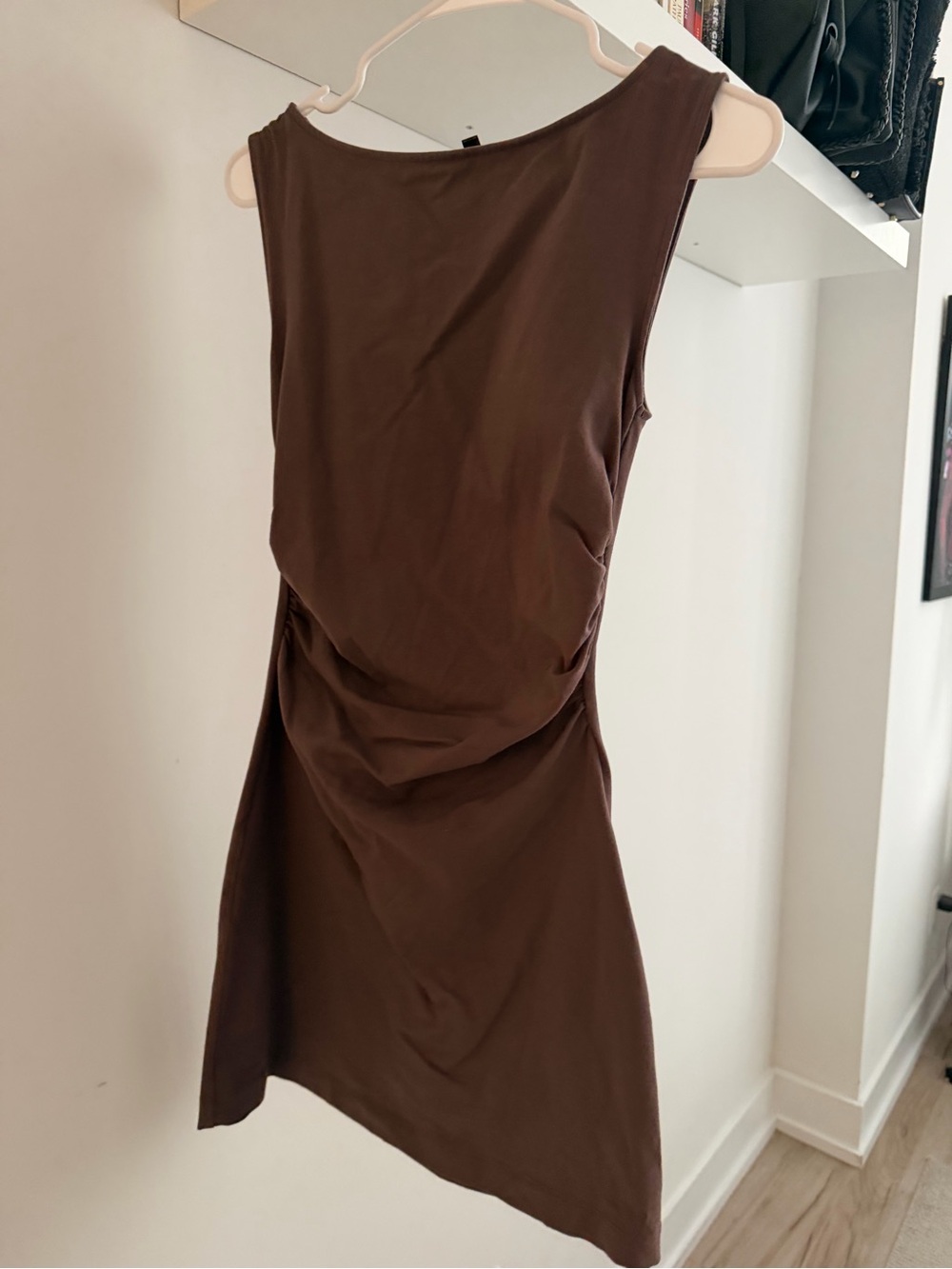 Dynamite Brown Sleeveless Mini Dress